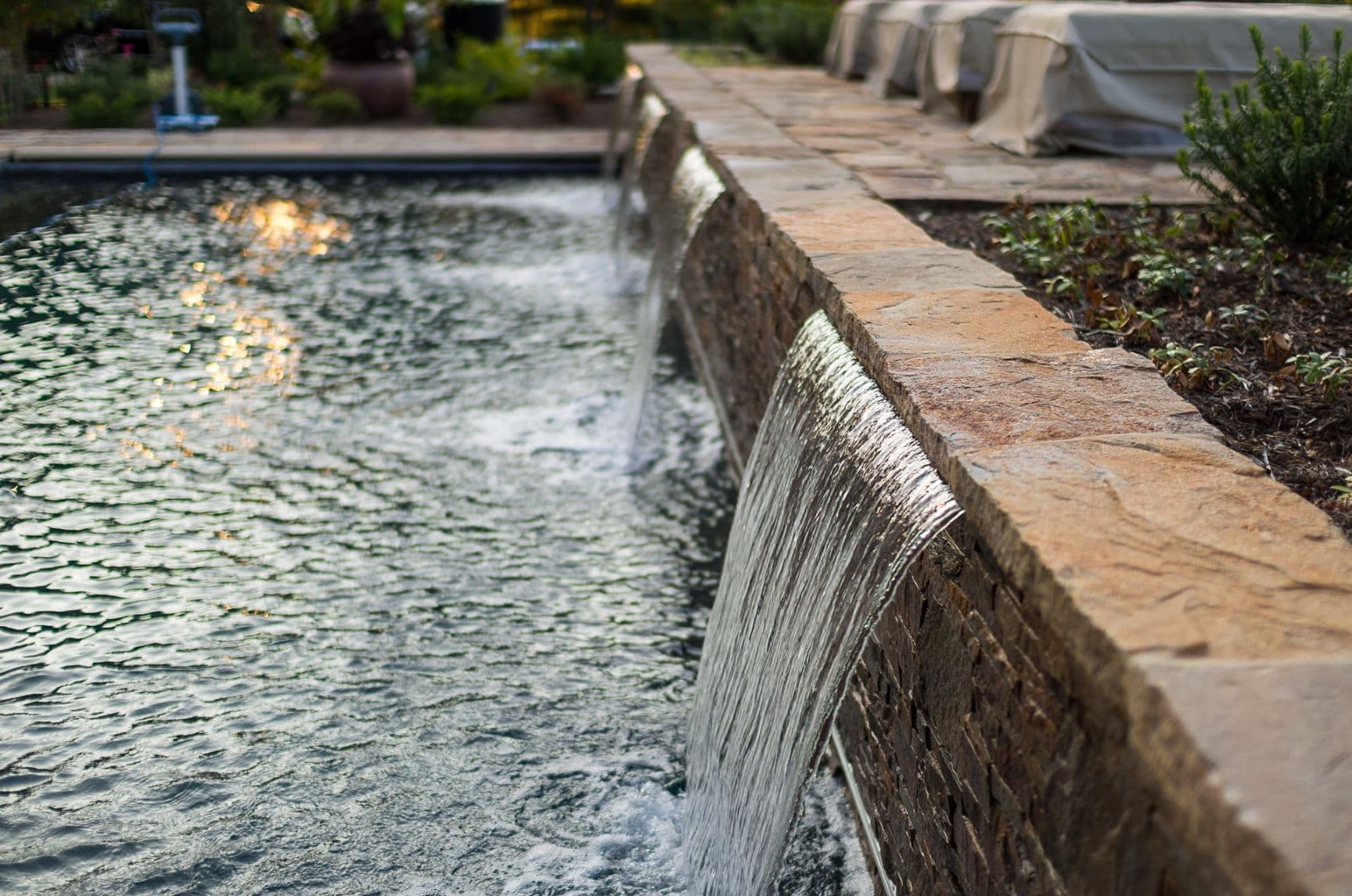 Luxury pool detail