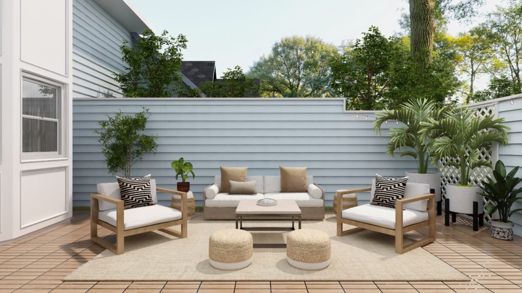 outdoor Living Room patio deck set